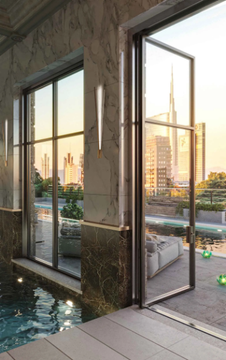 SKYLINE METAL - Metal patio door by CARMINATI SERRAMENTI - view 3